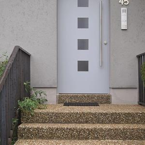 Portes modernes en bois-alu